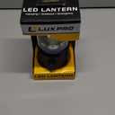 LUXPRO 3C Rugged 750 Lumen LED Lantern - Battery Powered for Up to 90 Hours of Use - Dimmable LED Light with IPX4 Water-Resistant Rating