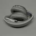 HyperGear Wireless Bluetooth Headphones - Foldable Dual Earphones, Flip Ear Cups Between Speaker and Headphone Mode for Comfort & Clear Sound, White