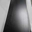 GarveeHome Black TV Stand, TV Stands for Living Room 75 inch, Entertainment Center with 2 Large Storage Cabinets, Media Console Table, Metal Handle Door, TV Stand for Bedroom, Office Furniture