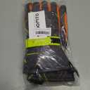 Ski Gloves for Men Women Kids - Waterproof Thermal Winter Snow Gloves, Touchscreen Compatible for Skiing, Snowboarding, Cold Weather, Parent-Child Outdoor Activities (XL(Fits Mens L and XL), Black Orange)