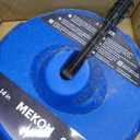 MEKOH 14 Electric Pressure Washer Surface Cleaner Attachment, 2500 PSI Universal Power Washer Accessories for Driveway Sidewalk Deck Patio Concrete Cleaning, 1/4" Quick-Connect, Dual Rotary Nozzles