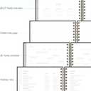 And Per Se 2026 Planner, A4 Size-Daily, Weekly & 18-Monthly Planner, Daily Schedule, Monthly Tabs, 100 GSM Thick Paper(Green)