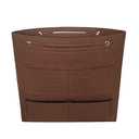 Vercord Extra Tall Felt Bag Organizer Vertical Height Design for Deep Tote and Backpack Bags Brown