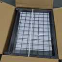 Under Sink Organizers and Storage 2 Tier Slide Out Kitchen Cabinet Organizer Sturdy Metal Bathroom Storage (Black, 2 Pack)