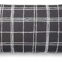 Loloi Jean Stoffer x Bernadette Collection PJS0012 Graphite/Ivory 13'' x 35'' Cover Only Pillow