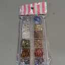 Christmas Nail Art Glitter Sequins Colorful Holographic Snowflakes Xmas Tree Santa Claus Tree Confetti Hexagon Flake Red Green New Year Manicure Accessories for Christmas Nail Face Body Décor