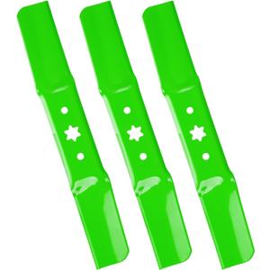 742-05052A Point Star Mower Blades for 50 Inch Deck for Cub Cadet XT1 LT50 GT50 RZT50 L50 S50 XT2 LX50 Troy Bilt Mustang XP Z50 Craftsman Z550 T260 942-05052A 6 | 2-IN-1, Medium Lift Mulching 3 Pack