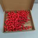 35 Pack Christmas Tree Decorations,9 inch Artificial Red Berry Stems,Red Berries Christmas Decor Christmas Tree Decorations Crafts Wedding Holiday Season Winter Dcor Home Decor