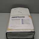 Pinch Pleated Curtains Blackout, Linen Blackout Curtains 96 inches Long for Bedroom, Thermal Insulated Pinch Pleated Drapes for Living Room, 40" W x 96" L (Pack of 2), Natural