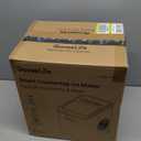 GoveeLife Smart Ice Maker Countertop, Portable Ice Machine with Voice Control, 9 Ice Cubes in 6 Minutes 3 Sizes, 26lbs/24Hrs, Self Cleaning RGB Lights, Quiet Ice Maker with Scoop for Kitchen Black