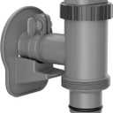 Above Ground Swimming Pool Plunger Valve & Swimming Pool Pipe Holder Set- Replacement Pool Accessories Compatible with Intex Pools