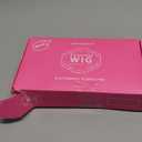 VCKOVCKO Pastel Wavy Wig With Air Bangs Women's Short Bob Purple Pink Wigs Curly Wavy Shoulder Length Pastel Synthetic Bob Wig for White Women Girls Daily Use Colorful Wigs,(12", Purple Pink)