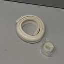 Cord Hider Floor, 3FT, Beige Cord Cover Floor, Cord Protector Floor Extension Cable Cover, Soft PVC Wire Covers - Cable Management Hide Cords on Floor - Cord Cavity: 0.7" (W) x 0.4"(H)