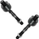 TRQ Front Inner Tie Rod Set Compatible with 2004-2008 Acura TL TSX 2003-2007 Honda Accord