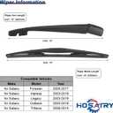 Rear Wiper Arm Blade Set for Subaru Forester 2005-2017, for Impreza Legacy 2003-2019, for Outback 2005-2019, for Tribeca 2008-2014 Rear Windshield Wiper Arm Blade Assembly