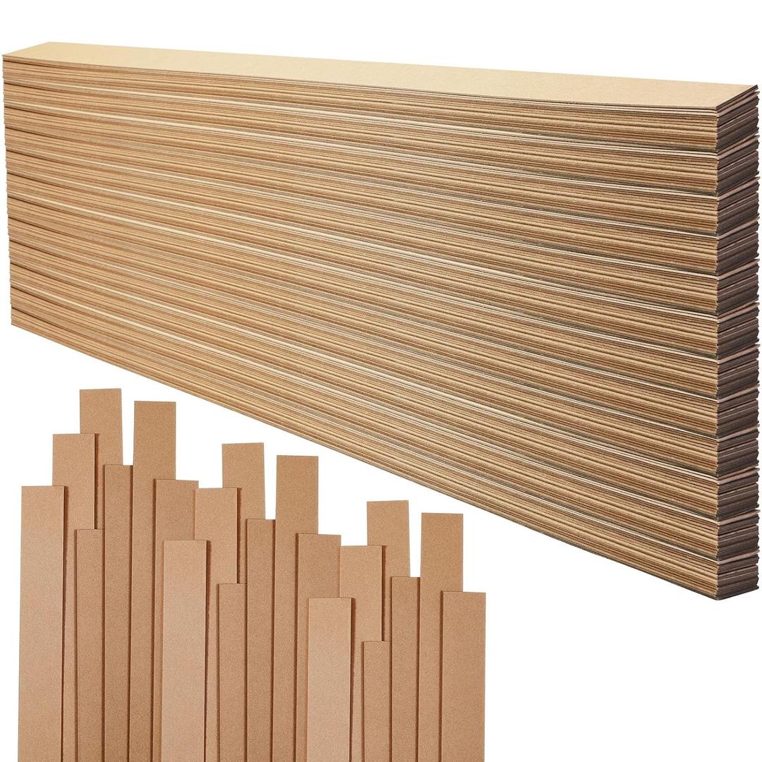 Seajan 100 Drywall Shims Cardboard Wallet Shim Use to Butt Joints and Level Baseboards and Flush Out Bullnose Corner Adaptors Straighten Uneven Wall Studs or Joists (45 x 1-1/2 x 1/16 Inch)
