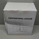 Juicer Machine, Airon Centrifugal Juicer Extractor, Max Power 800W, 3" Wide Feed Chute for Fruit Vegetable, Juice Maker with 3-Speed Setting, High Juice Yield, Easy to Clean, Stainless Steel, BPA Free (Black+Sliver)