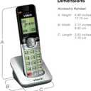 VTech CS6529-2 2-Handset Cordless Phone with Answering Machine, Caller ID/Call Waiting, DECT 6.0, Handset Speakerphone, Silver/Black