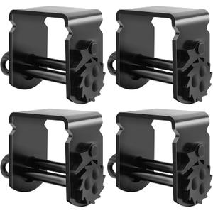 4 Pack Sliding Winch for Flatbed Trailer Compatible with 4 inch Flatbed Winch Straps 30 Ft, Flatbed Equipment Accessories for Tie Down System