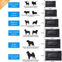 Dog Beds Crate Pad for Medium Dogs Fit Dog Crates,Washable & Anti-Slip Kennel Pad for Dogs Cozy Sleeping Mat,Dark Gray 30inch