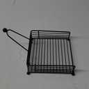 Midatul Flat Square Napkin Holder with Lever Arm for Kitchen Restaurant Party 