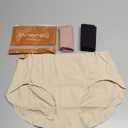 INNERSY Women's Seamless No Show Hipster Panties Invisible Light Underwear 3-Pack (Large, Black/Brick Red/Nude)