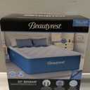 Beautyrest SensAir 20" Air Mattress, Full Size, Sure-Lock Anti-Leak Pump, Cool Vent Topper, Off-Set Coil Support