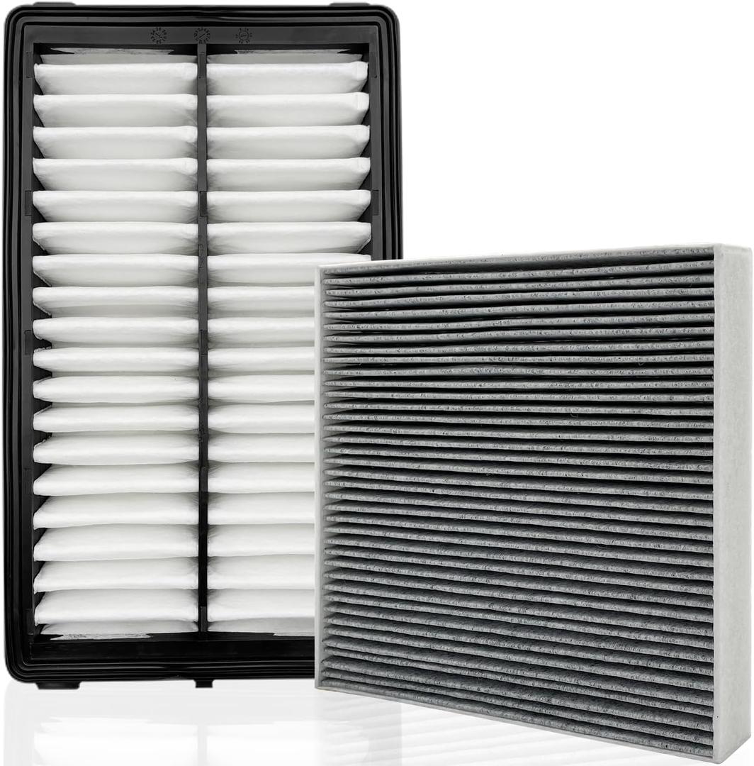 Not for hybrid, Cabin and Engine Air Filter Fits for 2022-25 Tucson, 2021-25 Santa Fe, 2020-25 Sonata, 2022-25 Santa Cruz, 2023-25 Sportage, 2021-25 K5, Fits 97133-L0000, 28113-L1000, CF12820, CA12816