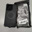 for iPhone 13 Pro Max & 12 Pro Max Case with Belt Clip Holster, Anti-Shock, Anti-Slip, Compatible with MagSafe, 3-Layer Drop Protection, Heavy Duty Magnetic Phone Case Cover, 6.7", Black