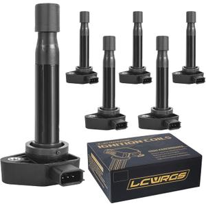 Set of 6 Ignition Coil Pack for 3.2 3.5 3.0 V6 2000 2001 2002 2003 2004 2005 2006 2007 2008 Honda Odyssey Accord EX LX Acura TL RL CL Coils Replaces# UF242 90919-02247