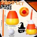 Umigy Halloween Themed Birthday Party Plastic Cups with Lid and Straw 10 oz Reusable Candy Shaped Cup for Halloween Themed Birthday Party Decoration Gifts(12 Pcs)