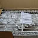 ULIFHOME U15 Over Washer and Dryer Storage Shelves, Laundry Above Washer Dryer Storage Rack Space Saver, 6-Tier Wire Shelf with 4 Hooks for Organization, 63.4"W x 17.3"D x 76.4"H, Holds 568lbs, White