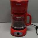 MUELLER HOME 12-Cup Red Coffee Maker - Perfect for Home or Office, Borosilicate Carafe, Auto-Off, Reusable Filter, Anti-Drip, Keep-Warm Function, Clear Water Level Window, Red Kitchen Accessories