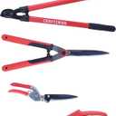 CRAFTSMAN 4-Piece Pruning Tools Set with Bypass Pruner, Bypass Lopper, Wavy Blade Hedge Shears & Swivel Blade Grass Shears