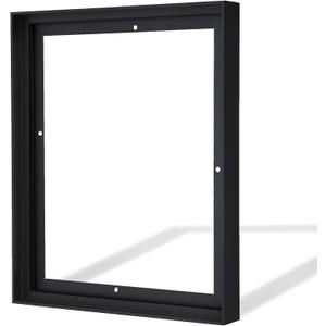 CANFRAVAS Canvas Frame 36x48, DIY Metal Canvas Floater Frame, 1.5" Deep Canvas Floating Frame,Frames for Canvas Art, Floater Frame for Canvas Painting, Floating Frame for Canvas (Black,36"x48")