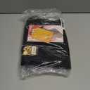 Hybrid & Company Womens Hyper Ultra Stretch Comfy Skinny Leg 3 Button Wide Waist Work Casual Pants (Black)