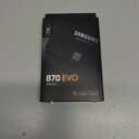 Samsung 870 EVO SATA III SSD 1TB 2.5 Internal Solid State Drive, Upgrade PC or Laptop Memory and Storage for IT Pros, Creators, Everyday Users, MZ-77E1T0B/AM