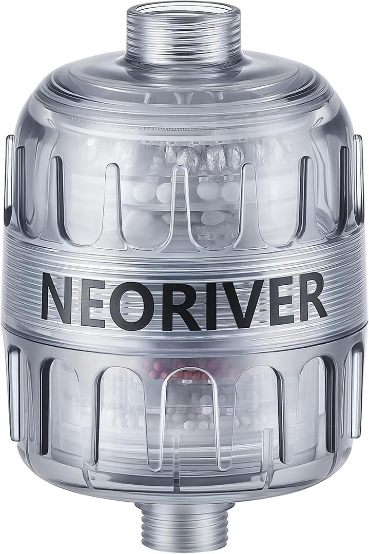2 x High Output Revitalizing Shower Filter - Reduces Dry Itchy Skin, Dandruff, Eczema, Softens Hard Water and Dramatically Improves The Condition of Your Skin, Hair and Nails