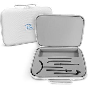 NuDerma Official Carrying Case for High Frequency Wand - Holds All Attachments - Portable for Travel - Compatible with All Nuderma Models - Padded Storage and Travel Case