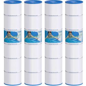 TOREAD PCC130 Pool Filter Replaces Pentair CCP520, R173578, PCC130, Ultral-A7, Unicel C-7472, Filbur FC-1978, FC-6475, Clean and Clear Plus 520, 817-0143, 178585, 4 X 130 sq. ft. L x OD:32 1/16"x 7"