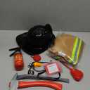 Firefighter Costume for Kids 3-5, Fireman Costume for Boys with Toy Accessories Set, Firefighter Clothes Suit, Toddler Fireman Dress Up Outfit 2-4t, Halloween Role Play for Boys Girls Age 4-7