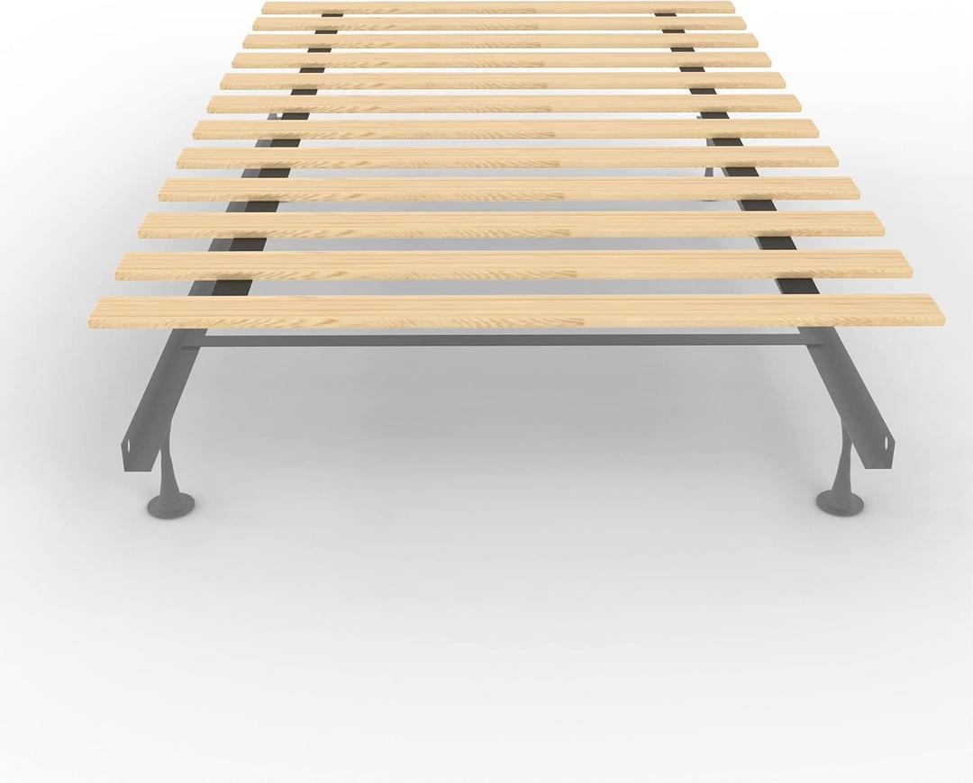Greaton, 0.68-Inch Horizontal Wooden Bunkie Board/Bed Slats, Twin XL, Beige