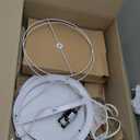 Round Shelf Floor Lamp, 3 Color Temperature Bulb, 3-Tier Corner Storage Rack, Corner Display Bookshelf Lamp for Living Room and Bedroom, Black