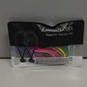 SMART&COOL Reusable Silicone Magnetic Cable Ties for Bundling and Organizing, Holding Stuff, Book Markers, Fridge Magnets, Assorted Color, 7.16'' (20-Pack, Multi)