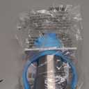 Munchkin Cool Cat Sippy Cup with Straw for Toddlers, Stainless Steel Straw Cup, 8 Ounce, Blue