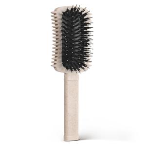 Curly Hair Brush Defining, Volume Curl Defining Brush for Curly Hair, Detangling Shaping and Styling Women's Curls to Reduce Pulling (Beige 1PC)