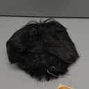 Ymiko Men Fashion Short Synthetic Hair Toupee Hairpiece Breathable Students Wig Trendy (Black)