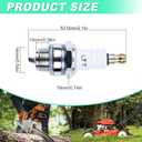 L7T Spark Plug for NGK BPMR7A, 10 Pack Sparkplugs for Champion CJ8 RCJ6Y RCJ7Y & More 2-Stroke Engine, Adofol Spark Plugs for Stihl 017 018 MS170 MS180 MS290 MS310 MS390 029 039 Chainsaw