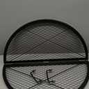 Stanbroil Heavy Duty X-Marks Fire Pit Cooking Grill Grates with Support X Wire - Outdoor Round BBQ Campfire Grill Grid - Camping Cookware, 30 Inch