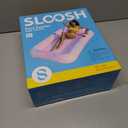 SLOOSH Inflatable Tanning Pool Lounger Float, 70" x 46" Pool Floats Adult with Pillow, 4 in 1 Suntan Tub Raft Floatie,Sunbathing Bed Lounge for Water Blow Up Ball Pit Party Gifts